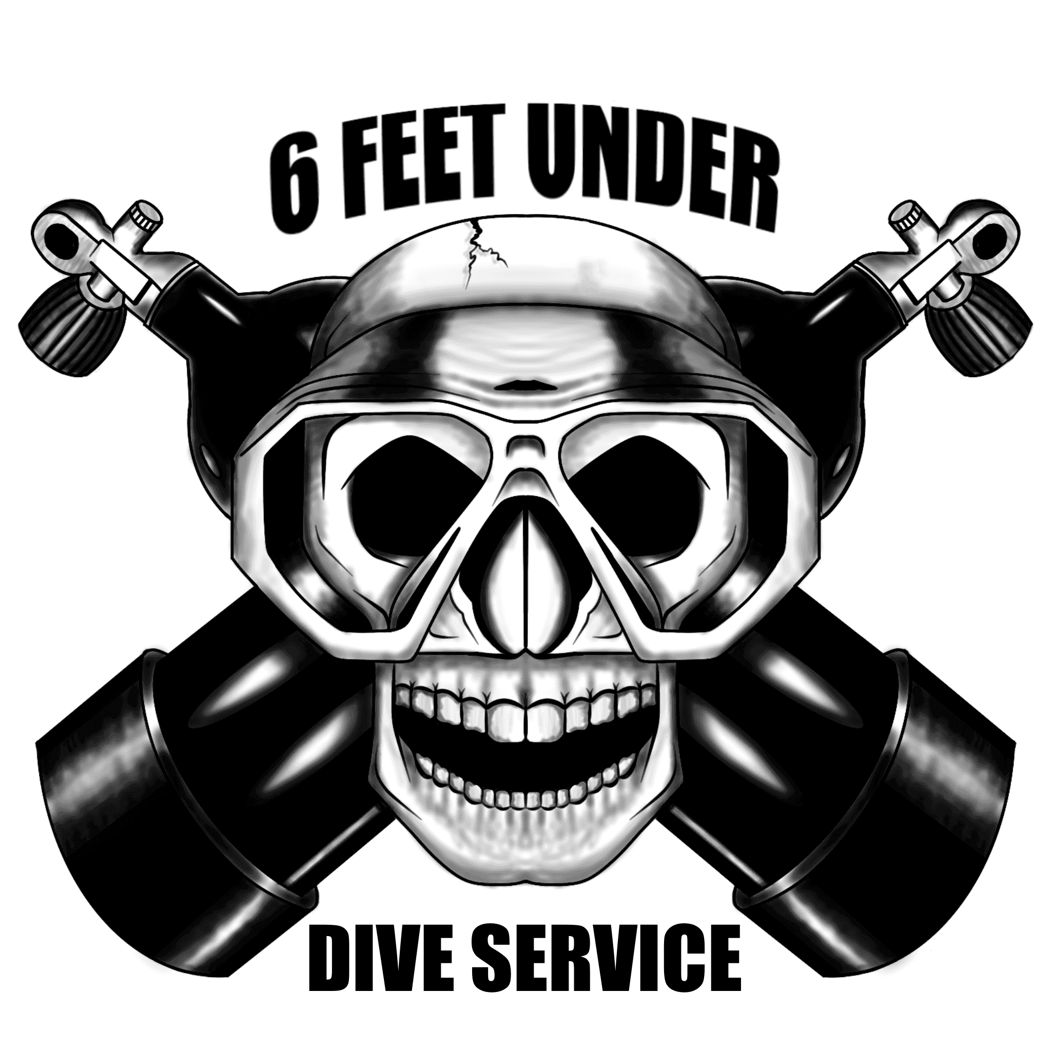 6 Feet Under Dive Service logo